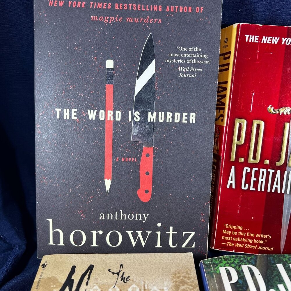 Set Of 4 Mystery Novels By Anthony Horowitz P.D. James & Charles Todd - Picture 2 of 5